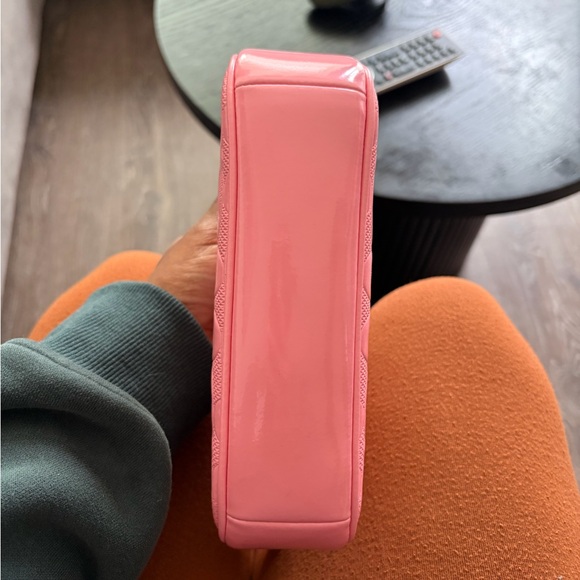 Coach Pink Embossed Leather Wristlet - Picture 7 of 7